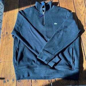 Men’s 3XL Lacoste pullover. Black.